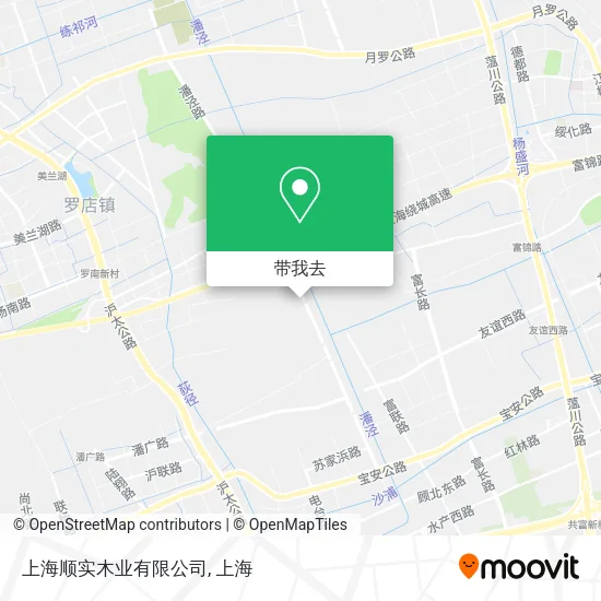 上海顺实木业有限公司地图