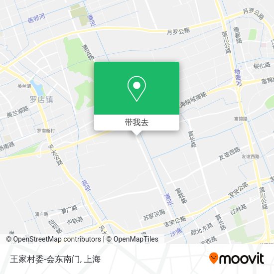 王家村委-会东南门地图