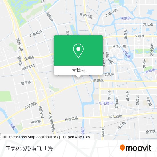 正泰科沁苑-南门地图