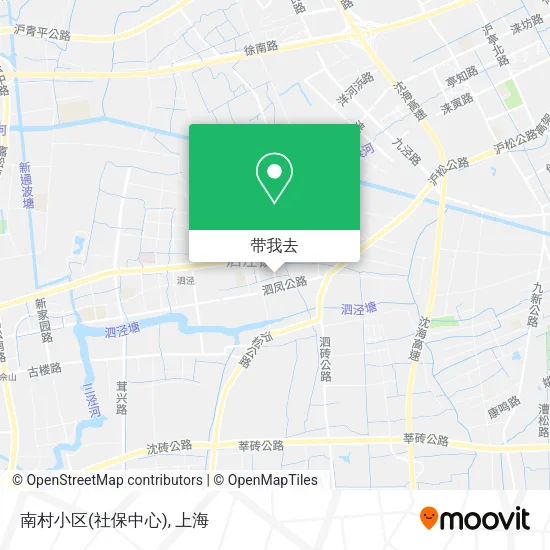 南村小区(社保中心)地图