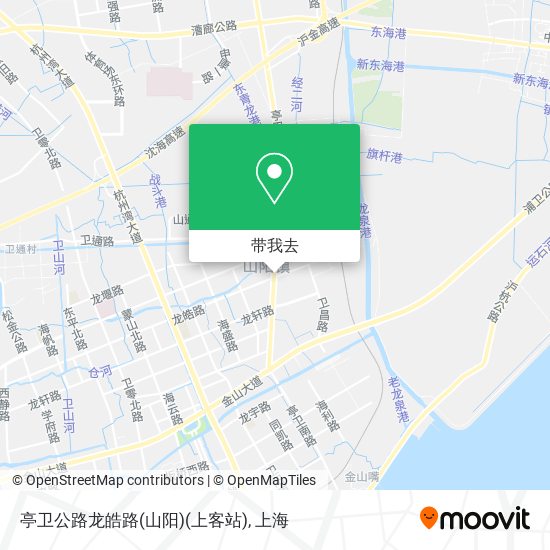 亭卫公路龙皓路(山阳)(上客站)地图