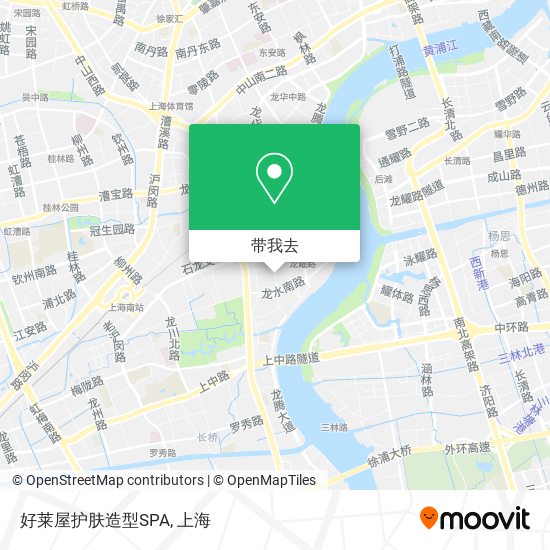 好莱屋护肤造型SPA地图