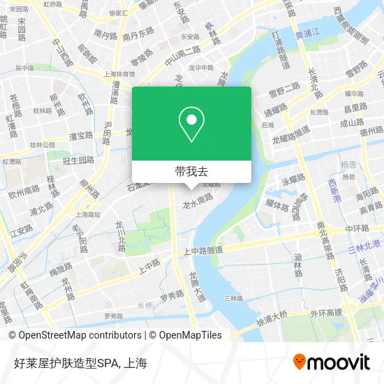 好莱屋护肤造型SPA地图
