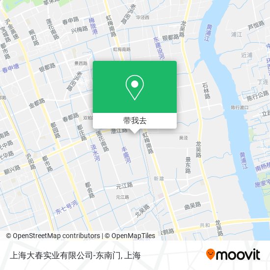 上海大春实业有限公司-东南门地图