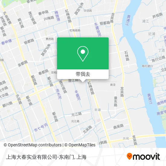 上海大春实业有限公司-东南门地图