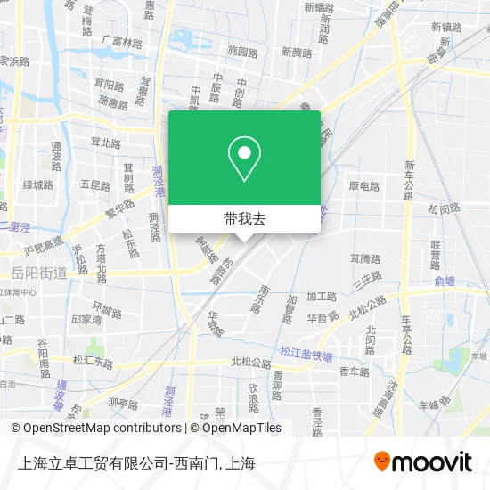 上海立卓工贸有限公司-西南门地图