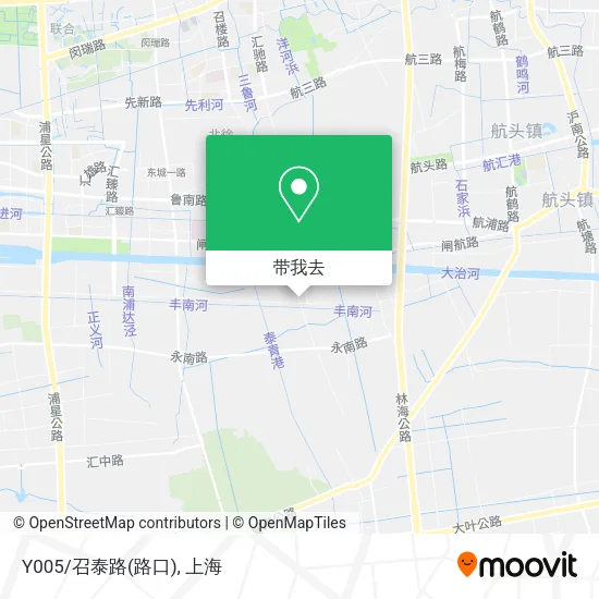 Y005/召泰路(路口)地图