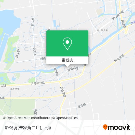 黔银坊(朱家角二店)地图