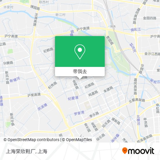 上海荣欣鞋厂地图