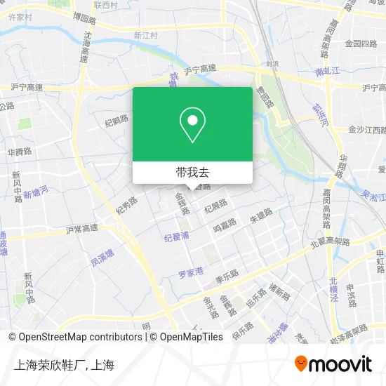 上海荣欣鞋厂地图