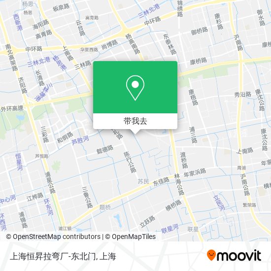 上海恒昇拉弯厂-东北门地图