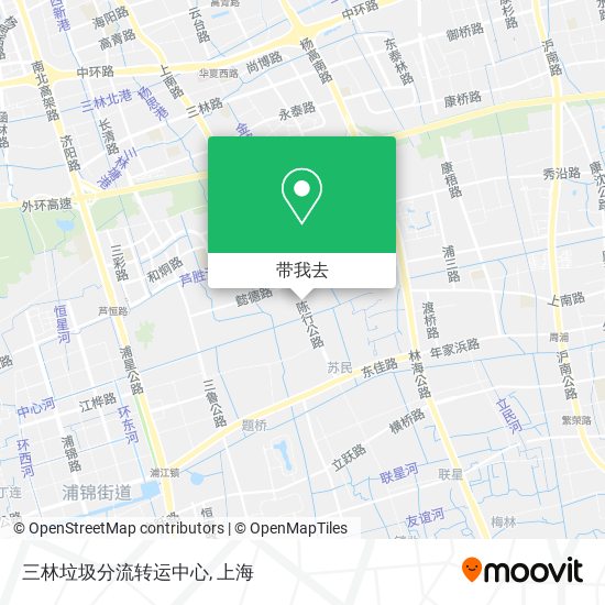 三林垃圾分流转运中心地图