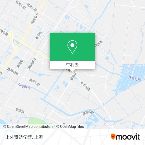 上外贤达学院地图