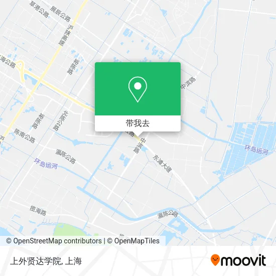 上外贤达学院地图