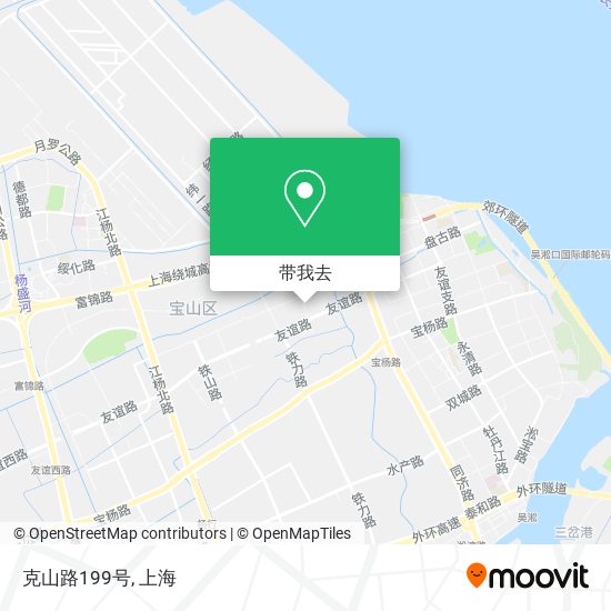 克山路199号地图