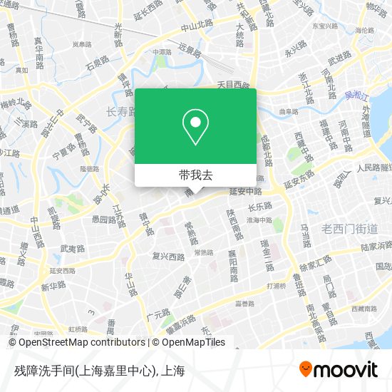 残障洗手间(上海嘉里中心)地图