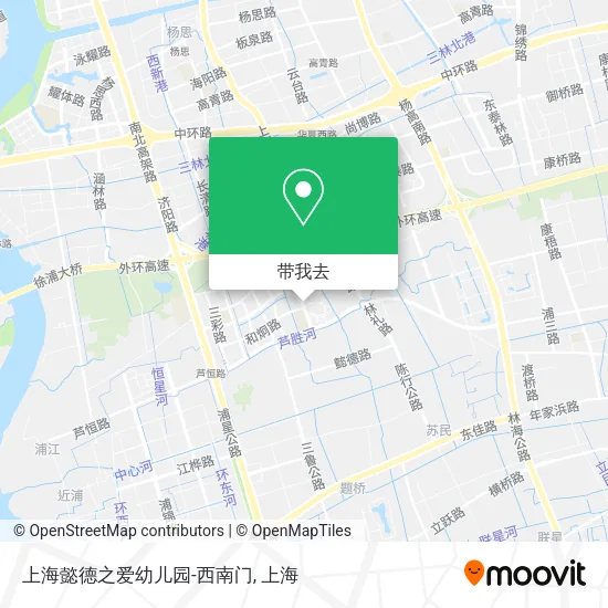 上海懿德之爱幼儿园-西南门地图
