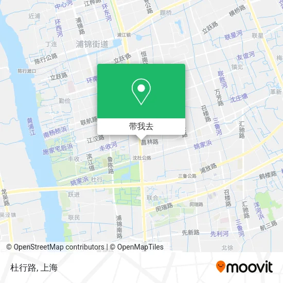 杜行路地图