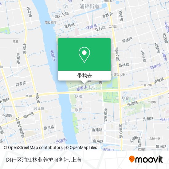 闵行区浦江林业养护服务社地图