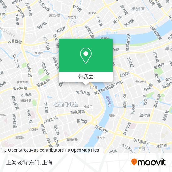 上海老街-东门地图