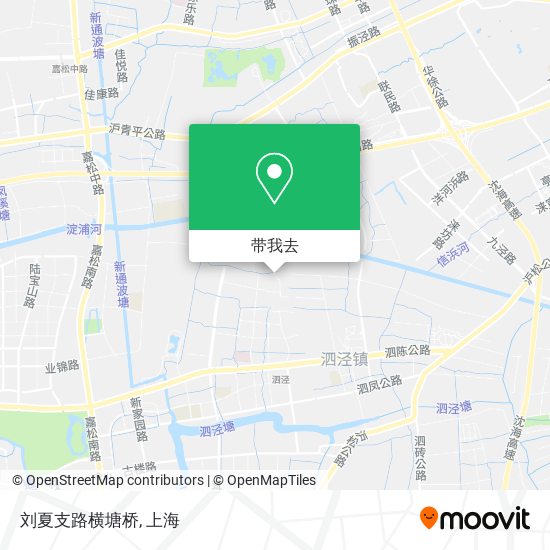 刘夏支路横塘桥地图