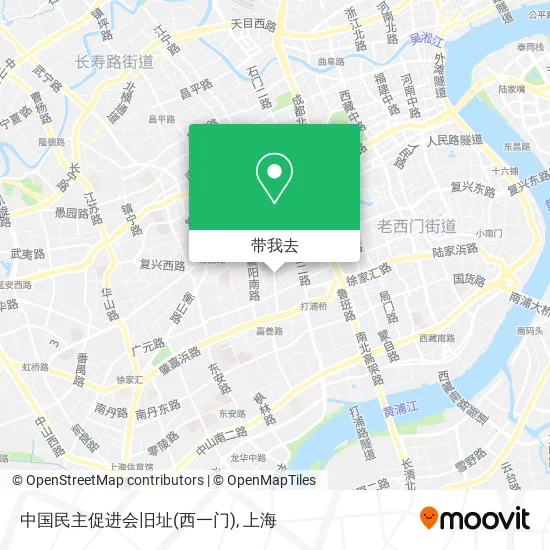 中国民主促进会旧址(西一门)地图