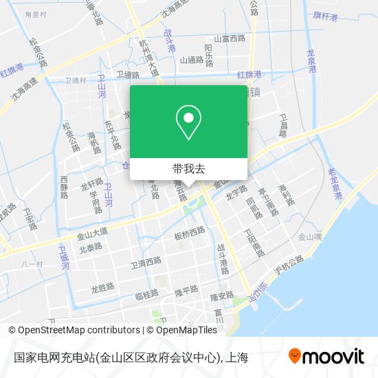 国家电网充电站(金山区区政府会议中心)地图