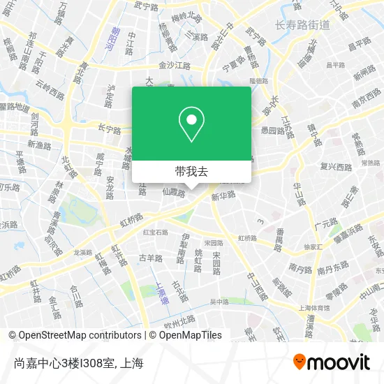 尚嘉中心3楼l308室地图
