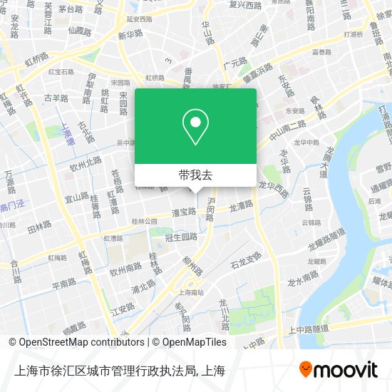 上海市徐汇区城市管理行政执法局地图