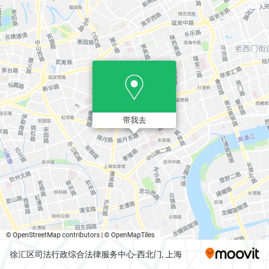 徐汇区司法行政综合法律服务中心-西北门地图