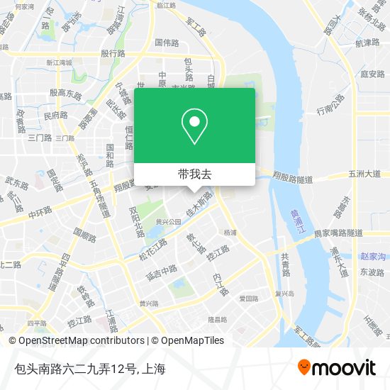 包头南路六二九弄12号地图
