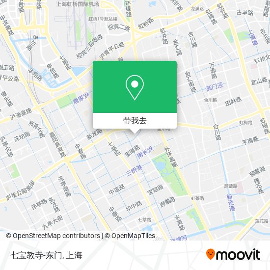 七宝教寺-东门地图