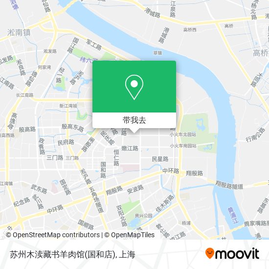 苏州木渎藏书羊肉馆(国和店)地图