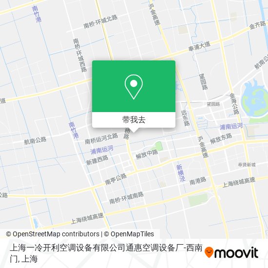 上海一冷开利空调设备有限公司通惠空调设备厂-西南门地图