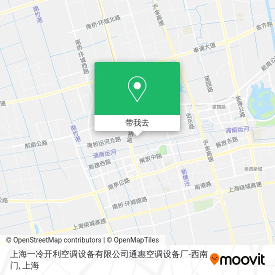 上海一冷开利空调设备有限公司通惠空调设备厂-西南门地图