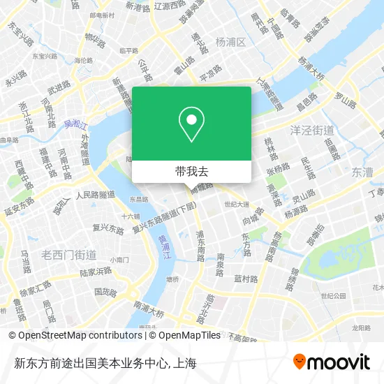 新东方前途出国美本业务中心地图