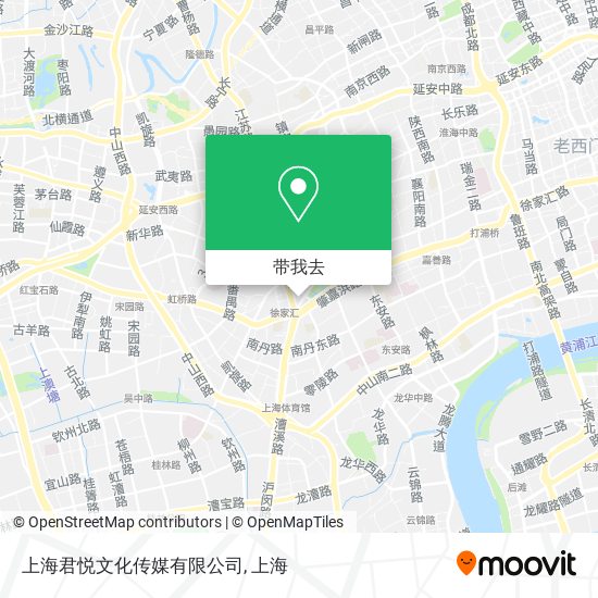 上海君悦文化传媒有限公司地图