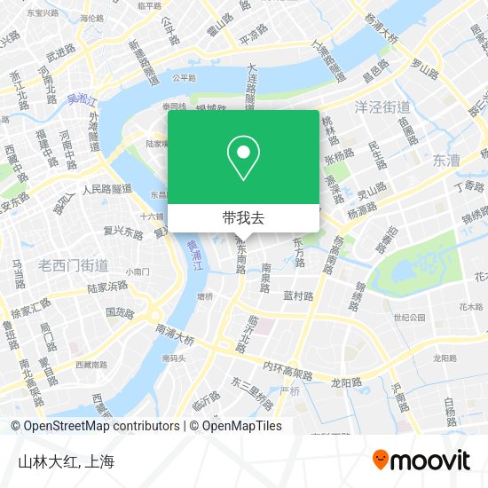山林大红地图