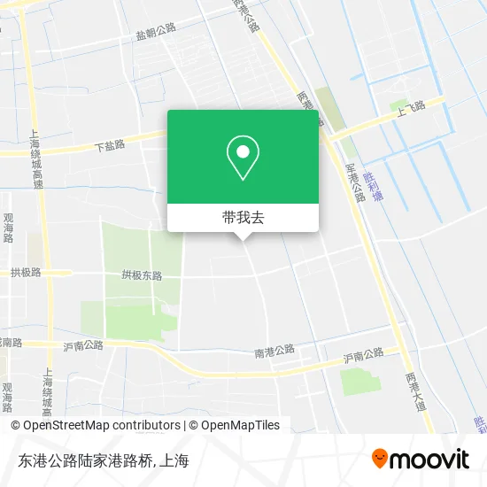 东港公路陆家港路桥地图