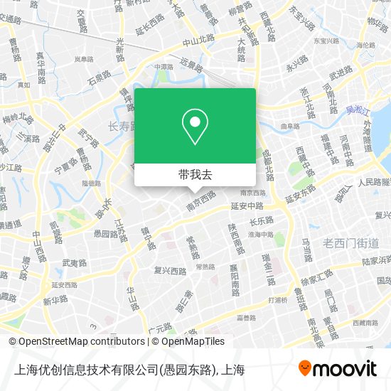 上海优创信息技术有限公司(愚园东路)地图