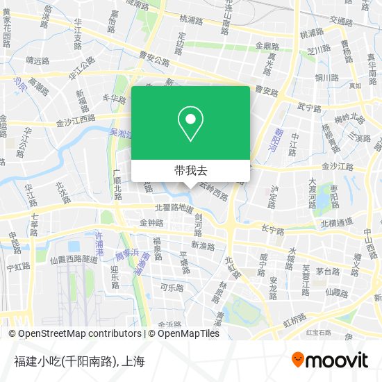 福建小吃(千阳南路)地图