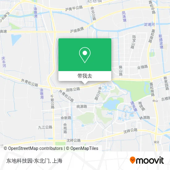 东地科技园-东北门地图