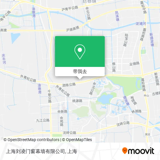 上海刘凌门窗幕墙有限公司地图