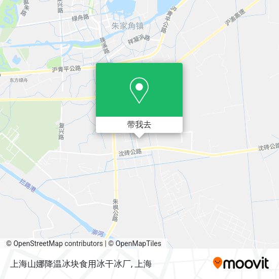 上海山娜降温冰块食用冰干冰厂地图