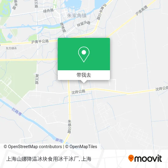 上海山娜降温冰块食用冰干冰厂地图