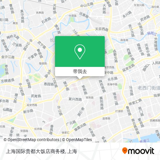 上海国际贵都大饭店商务楼地图