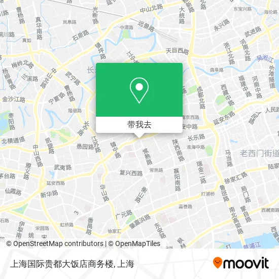 上海国际贵都大饭店商务楼地图