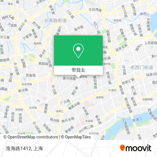 淮海路1412地图