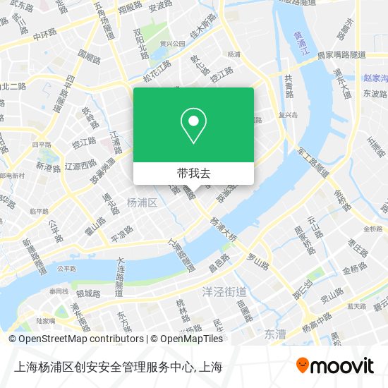 上海杨浦区创安安全管理服务中心地图