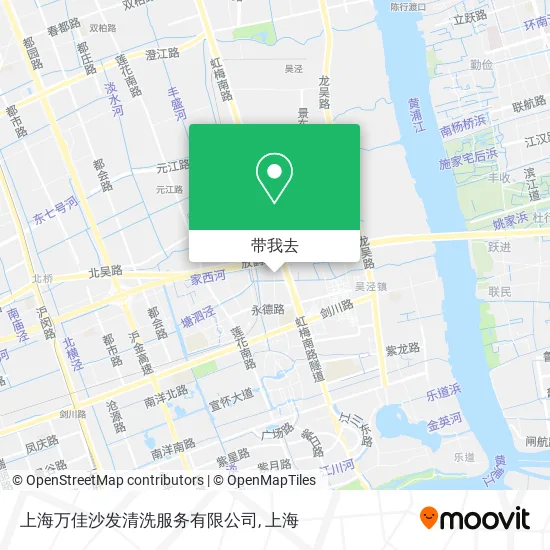 上海万佳沙发清洗服务有限公司地图